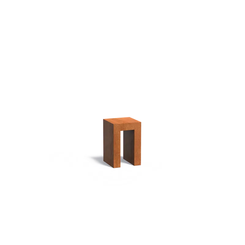 400x400x600mm Corten...