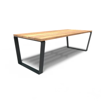 Table en acier galvanisé...