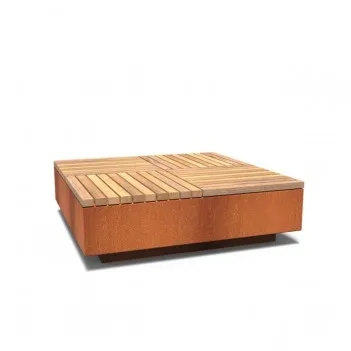 Скамья из кортеновской...