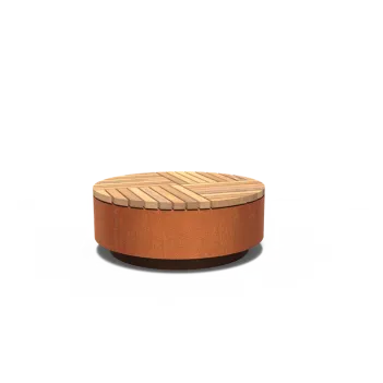 Скамья из кортеновской...