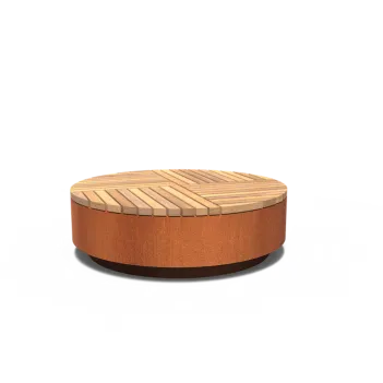 Скамья из кортеновской...