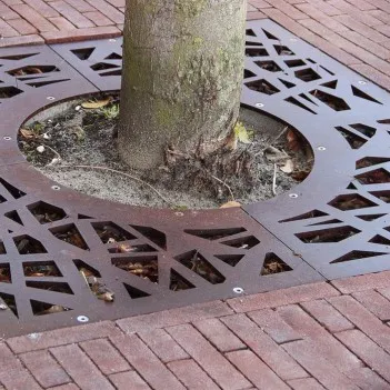 980x980x10 Corten tree...