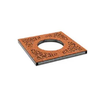 980x980x10 Corten tree...