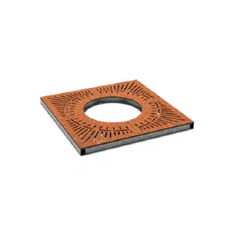 980x980x10 Corten tree...