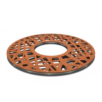 Grilles darbre Corten...