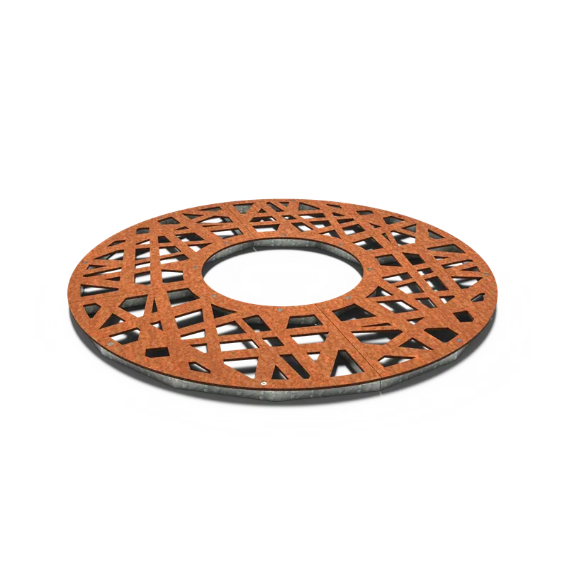 1490x10 Corten tree grates...