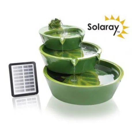Solarbrunnen, Frosch, Höhe...
