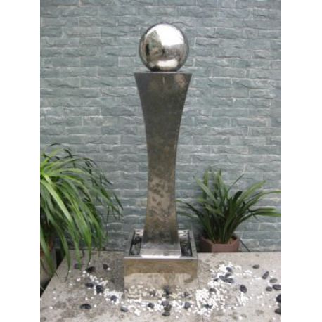 Gartenbrunnen, Edelstahl,...