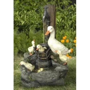 Fontaine de jardin Canards,...