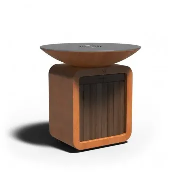 Grill, cheminée à gaz en...