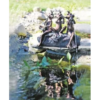 Фонтан Бэнд лягушек длн 39 см