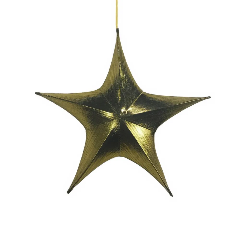 Metallic Star – Gold 135 cm