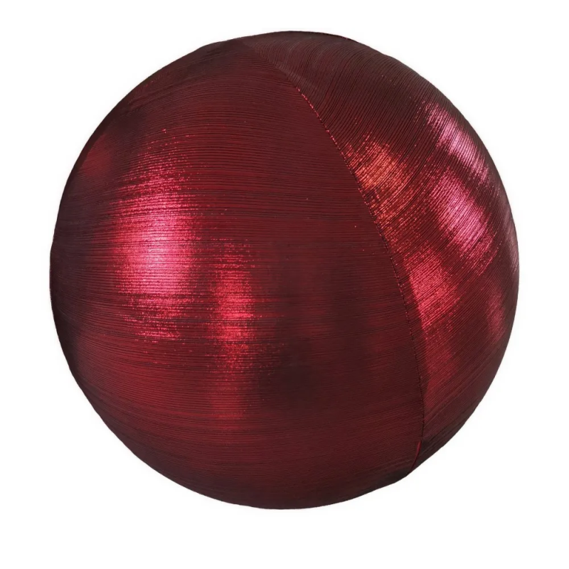 Metal and fabric ball – red...