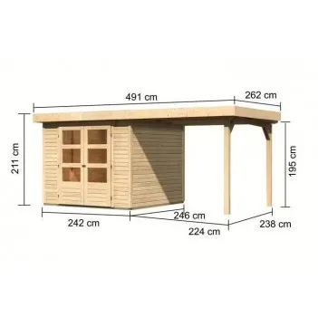 Askola Gartenhaus 3,5,...