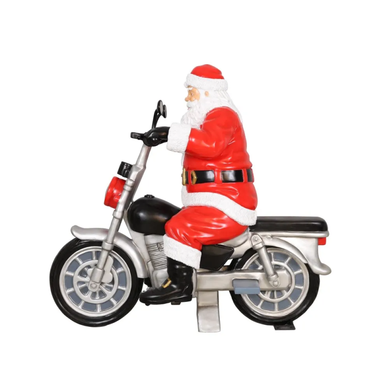 Santa Claus na motorce