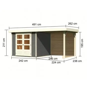 Abri de jardin Askola 3,5,...