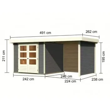 Askola 3.5 garden house,...