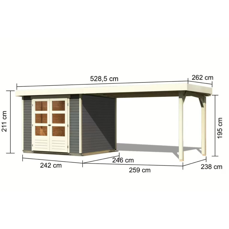 Abri de jardin Askola 3,5,...