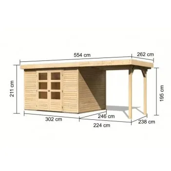 Abri de jardin Askola 5,...