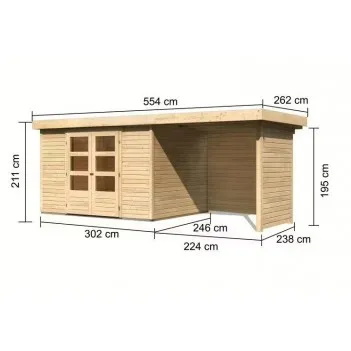 Abri de jardin Askola 5,...