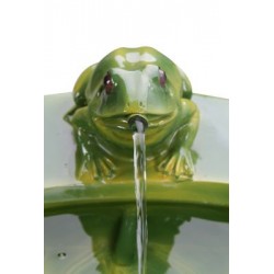  Solar Frog Cascade Water Feature  - H64cm 