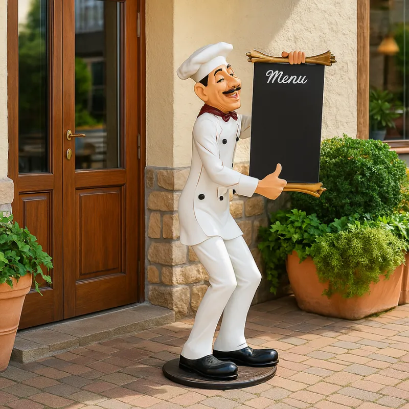 Skinny Chef with Menu