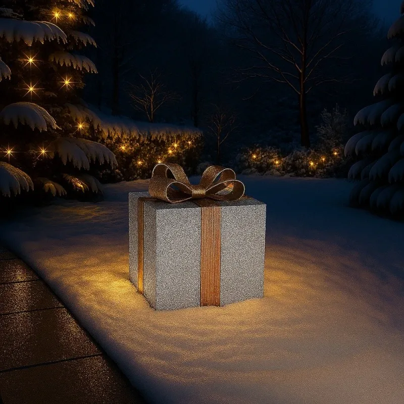 Gift box made of metal and...