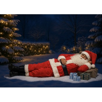 Santa Claus Sleeping –...