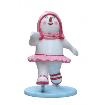 Skating Snowman Family –...