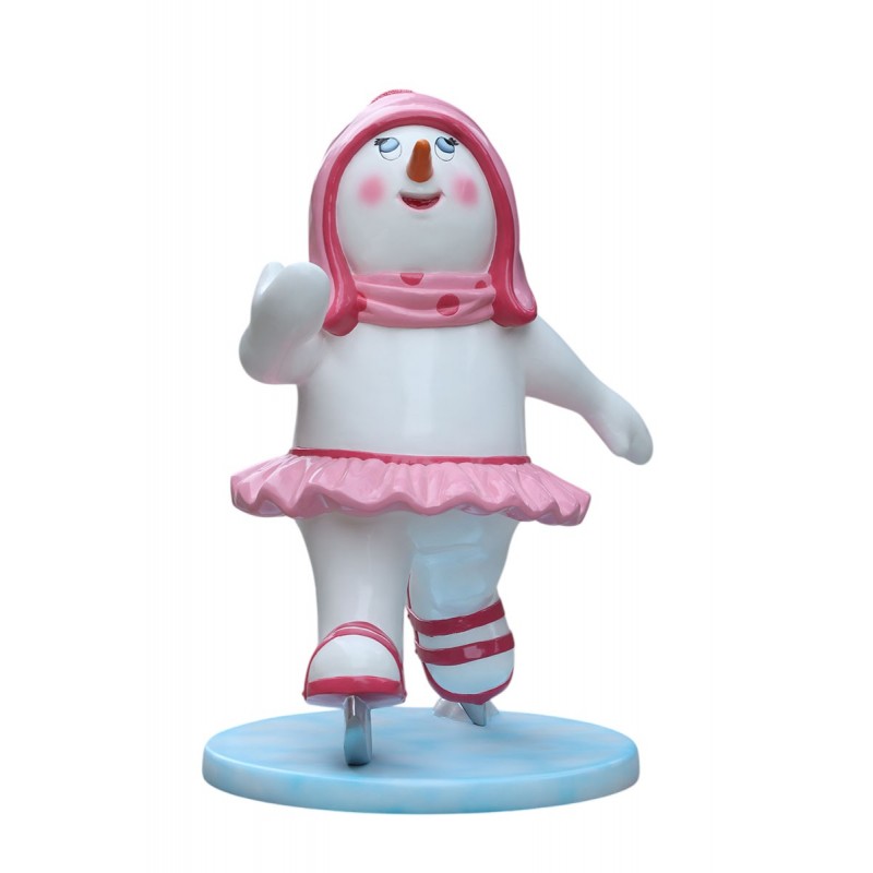 Skating Snowman Family –...