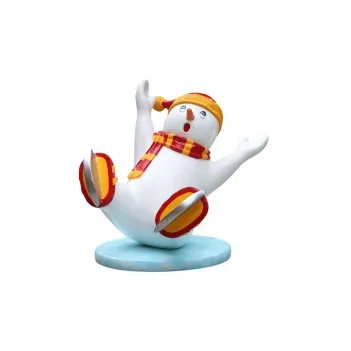 Skating Snowman Family –...