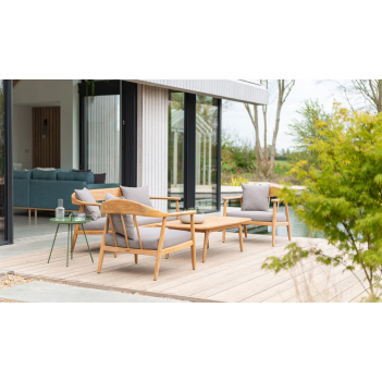 Dana Teak Wood 2 Seater Sofa