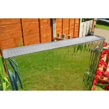 H180cm  Double-Sided Vertical Water Wall with Stainless Steel Reservoir