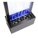  4ft / 122cm Bubble Water Wall with Colour Changing LED Lights - Indoor and Outdoor Use 