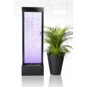  4ft / 122cm Bubble Water Wall with Colour Changing LED Lights - Indoor and Outdoor Use 