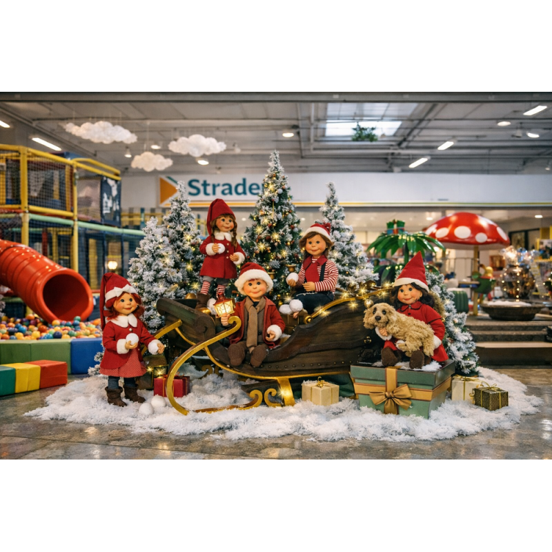 Puppet Santas – scène de...