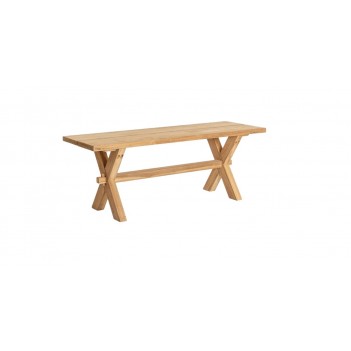 Banc Teak Plank 1.2 m en...