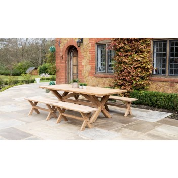 Table Teak Plank 2,4 m en...