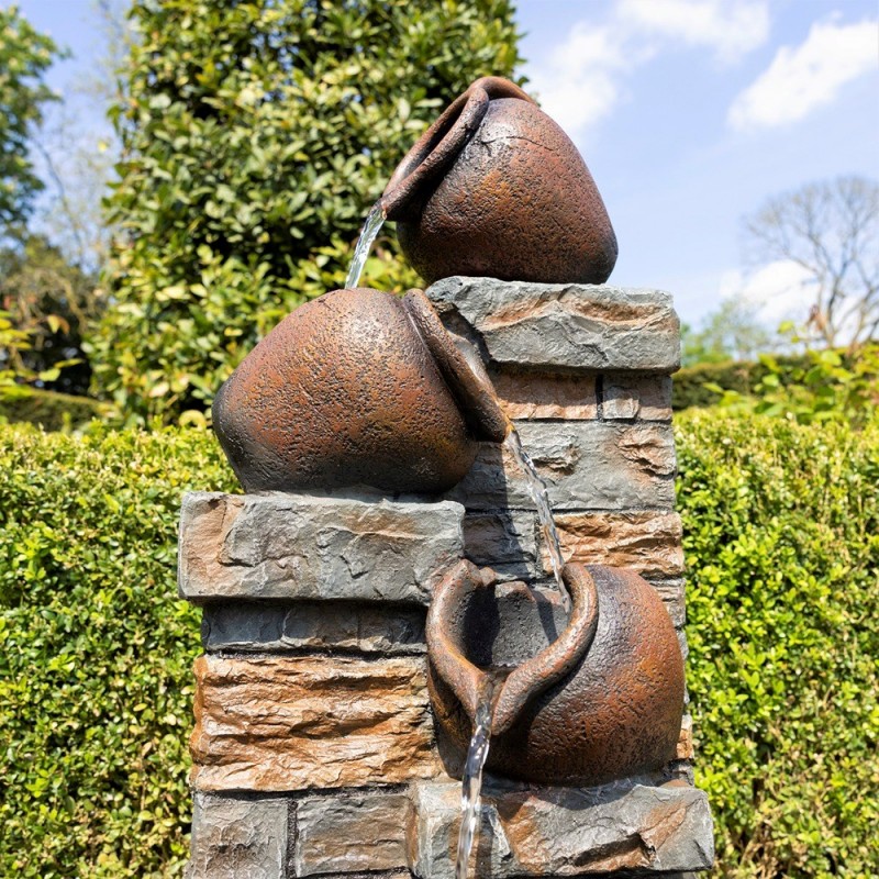 75,5 cm Gartenbrunnen aus...