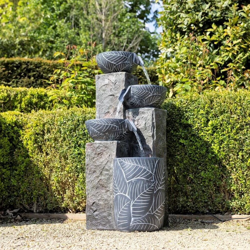 Guarda Etched Leaf 3-Tier...