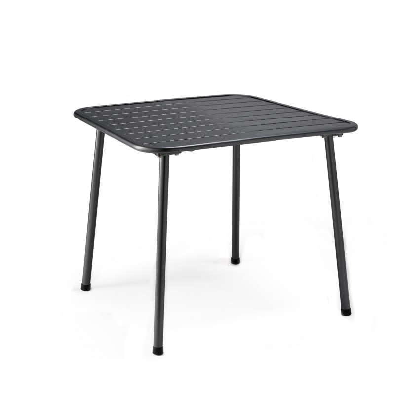 Table carrée Oslo en métal