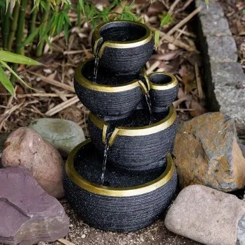 46cm Gold Edge Stacked...