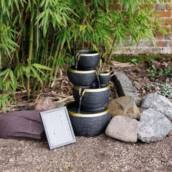 46cm Gold Edge Stacked...