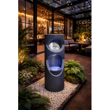 81cm Фонтан Etched Column...