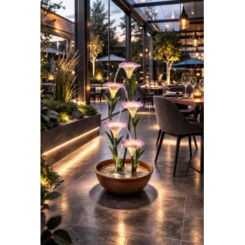 100cm Potted Lily Kovová...