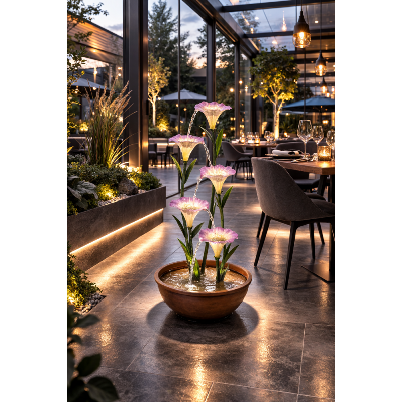 100cm Potted Lily Kovová...