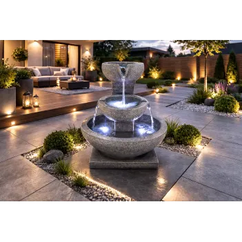 Fontaine de jardin Three...