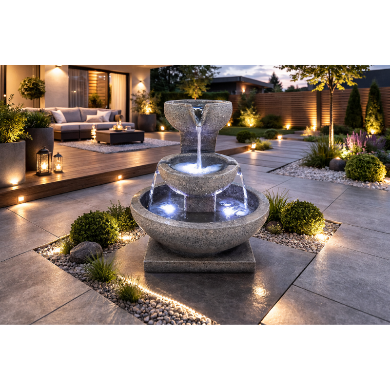 Garden fountain Three...