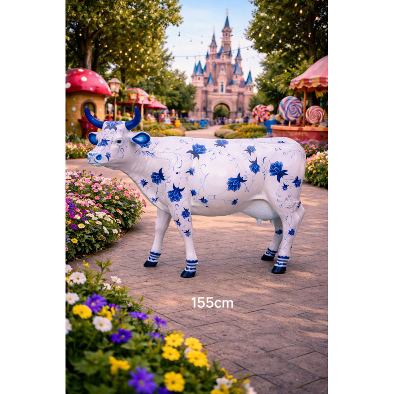 Cow Painted Porcelain