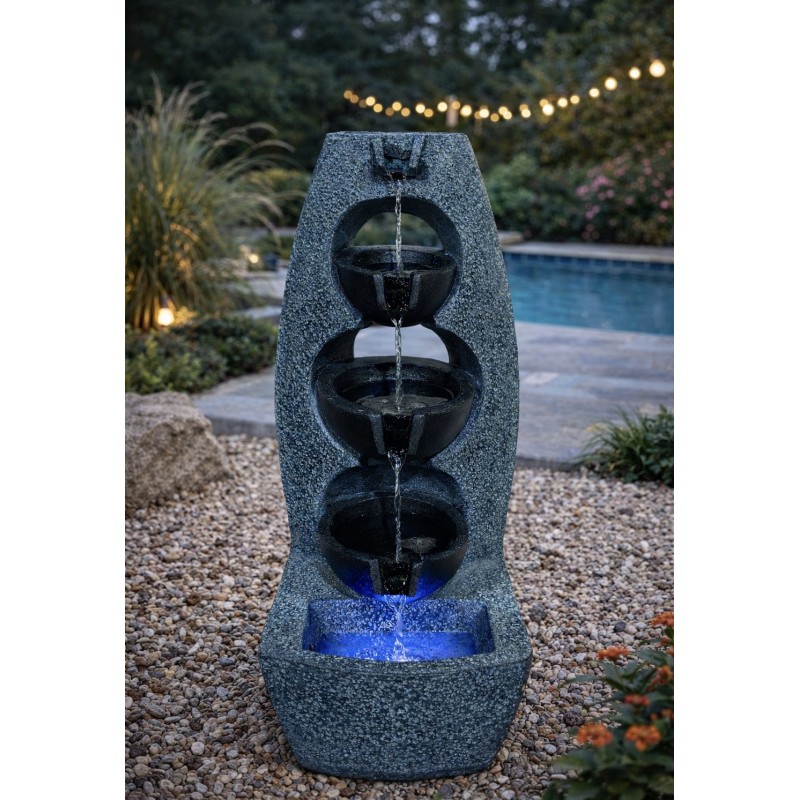 67 cm Solar Gartenbrunnen...